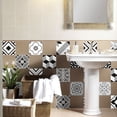 thumbnail image 4 of Mural Mosaico Pegatinas de pared Patrón Decoración Calcomanía 12Pcs Set Sunnimix Etiquetas engomadas de los azulejos de mosaico, 4 of 8