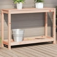 thumbnail image 1 of vidaXL Potting Table with Shelf 108x35x75 cm Solid Wood Douglas, 1 of 5