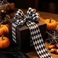 thumbnail image 4 of Halloween Wired Edge Ribbons Holiday DIY Craft Wrapping Ribbon for Home Party Decor, 4 of 6