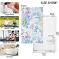 thumbnail image 2 of Coolnut Hand Towels Watercolor Flowers Patterned 2 PCS, Cotton Bath Towel for Drying Face Hands Body Decorative Water Absorbent Lightweight Towels for Bathroom Ktichen Travel Gym, 16"x28", 2 of 6