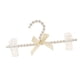 thumbnail image 5 of Percha de ropa de lujo con perlas de imitación, percha decorativa para ropa Blanco, 5 of 6