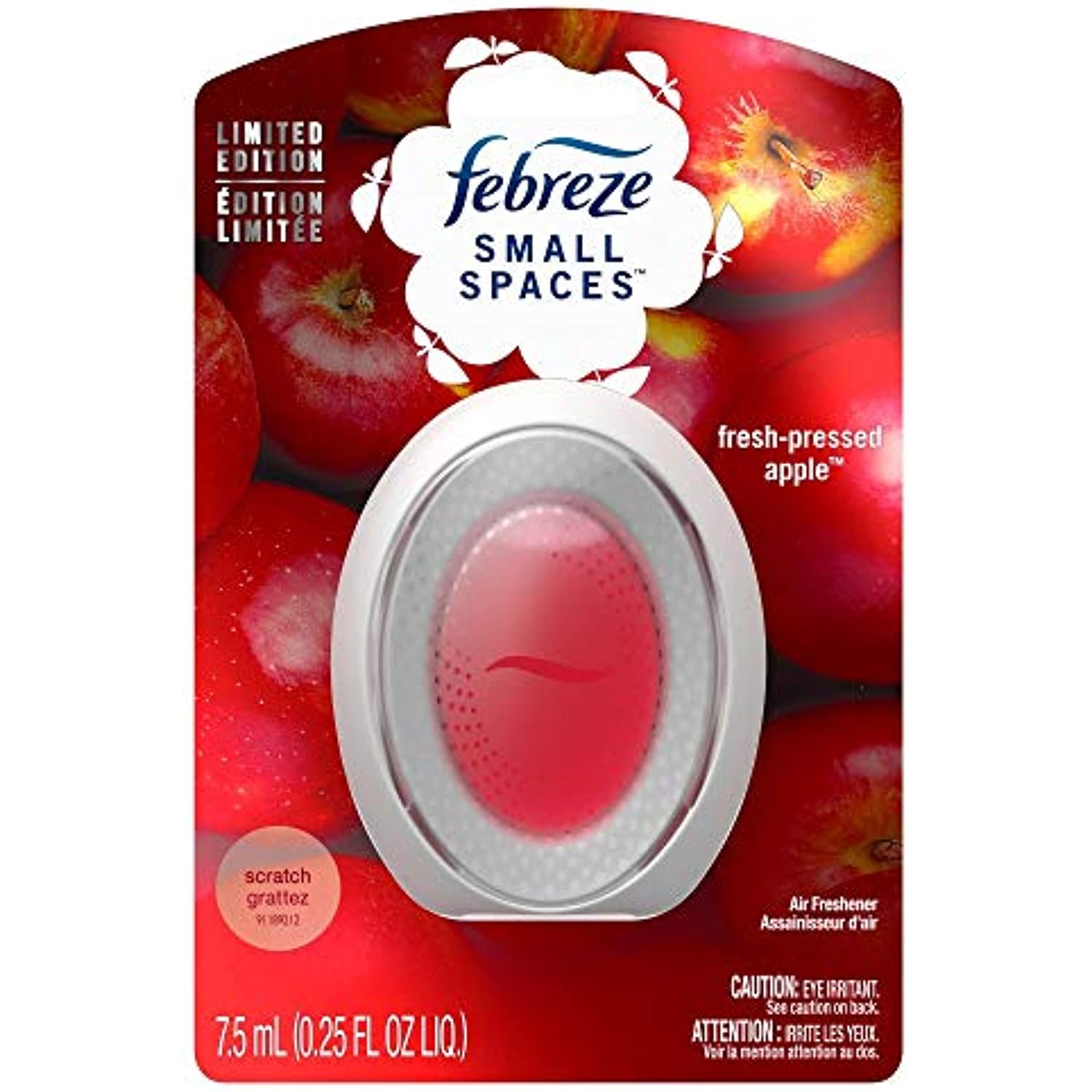 Febreze Small Spaces Fresh Pressed Apple Air Freshener 0.25 Fl Oz