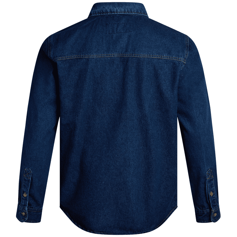 Bass Creek Outfitters Men's Flame Resistant Denim Work Shirt photo 6