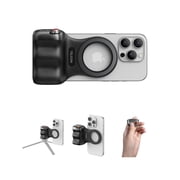 Fun Shot Magnetic Camera Grip for iPhone and Android Smartphone DSLR Style Shutter Handle Black