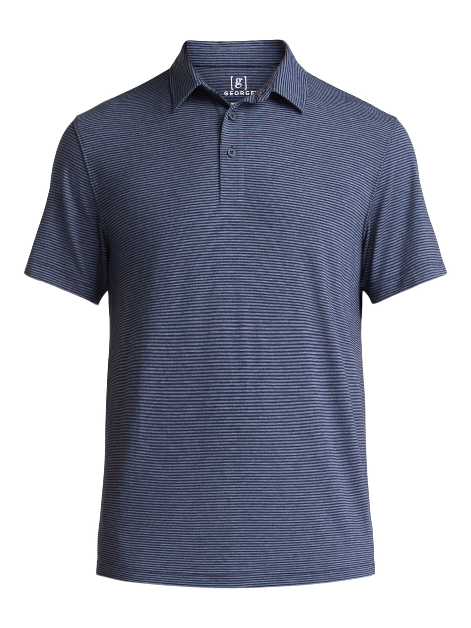 George Men's & Big Men's Poly Polo with Short Sleeves, Sizes S-3XL