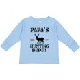 thumbnail image 3 of Inktastic Papa Hunting Buddy Bow Hunter Boys or Girls Long Sleeve Toddler T-Shirt, 3 of 5
