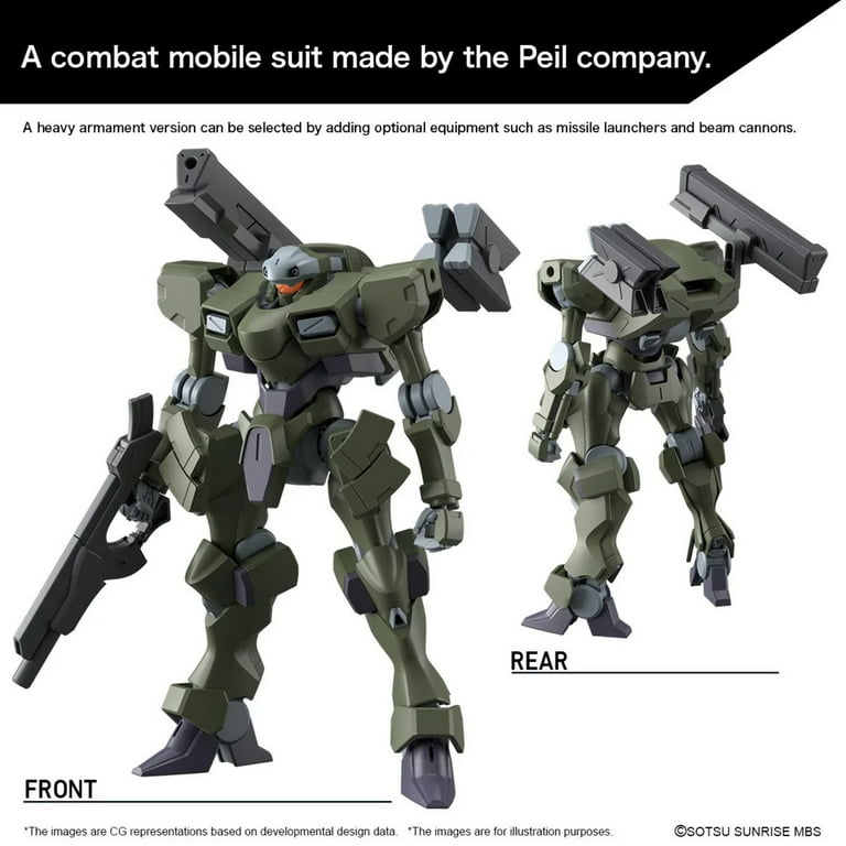 Gundam Witch Mercury Zowort Heavy HG 1:144 Model Kit - Walmart.com