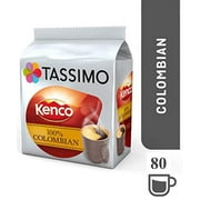TASSIMO Kenco Colombian 16 T DISCs (Pack of 5, Total 80 T DISCs)