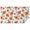 White, variant on Sunflower and Bud White Pattern Rectangle Tablecloth 60"x120", Waterproof Polyester Wipeable Spillproof Table Cover for Dining Camping Indoor and Outdoor Use