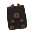thumbnail image 2 of Mochila de capibara, bonita mochila de viaje ligera de gran capacidad, mochila para libros Negro, 2 of 9