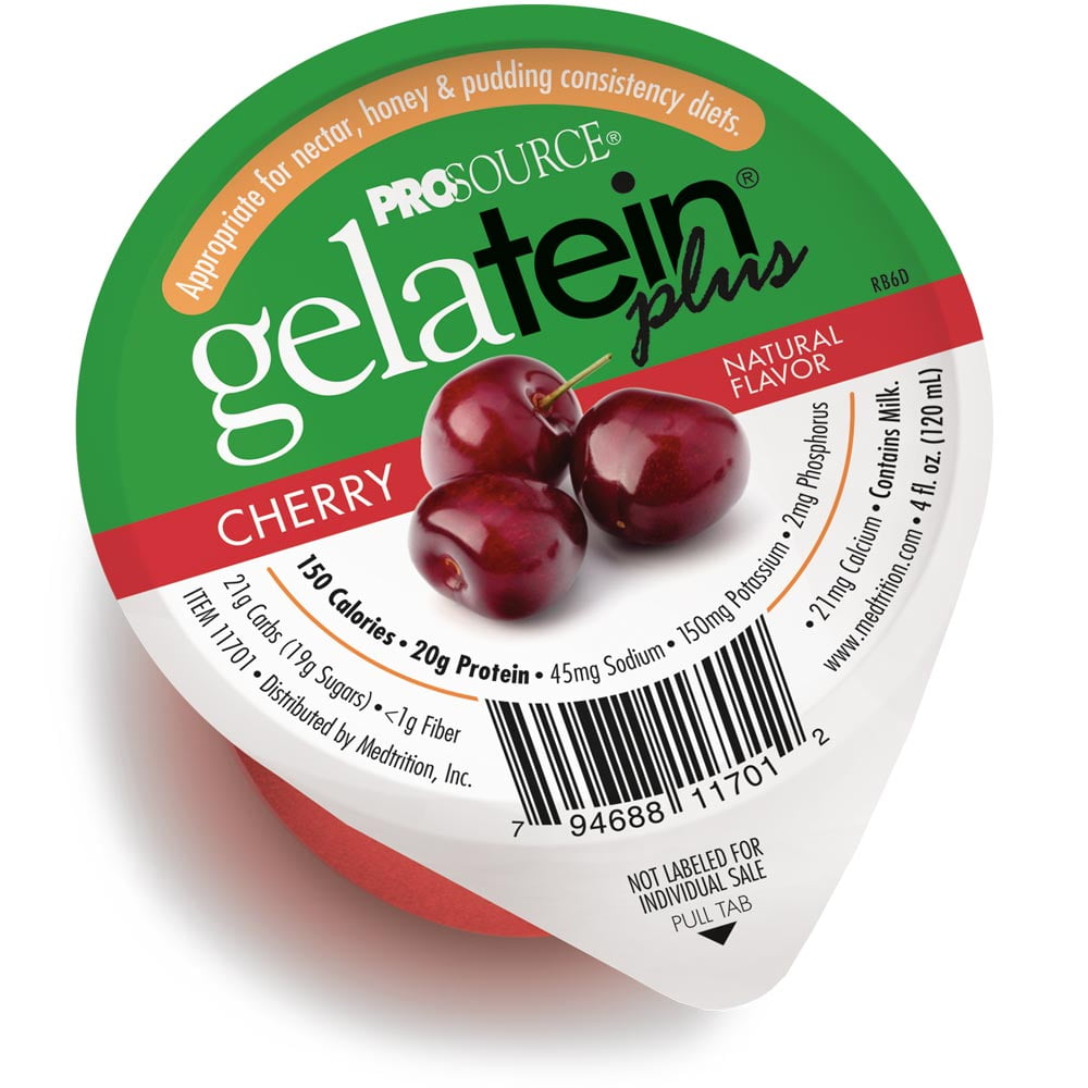GelaTein Plus Cherry 14/4 fl oz cups