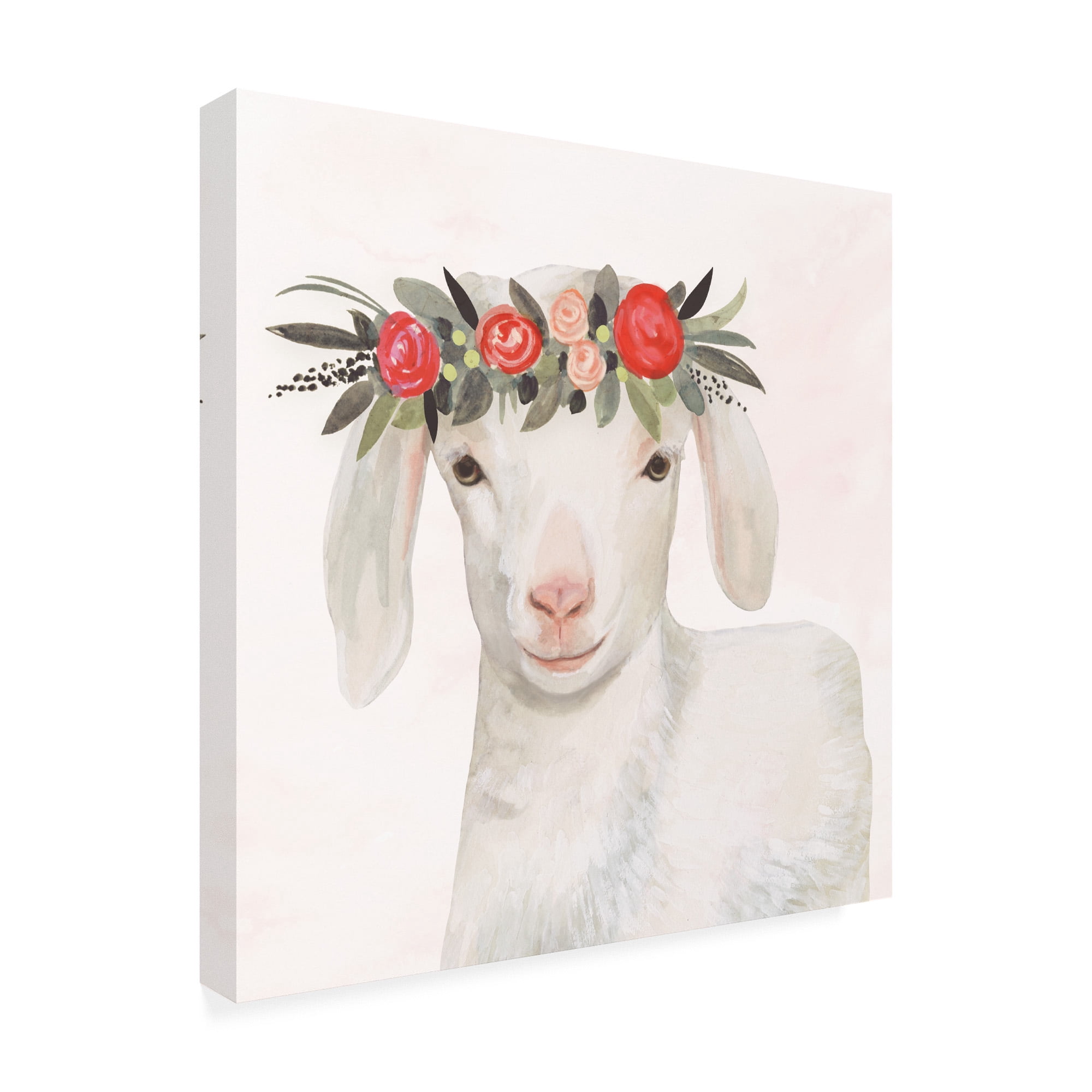 Trademark Fine Art 'Garden Goat IV' Canvas Art by Victoria Borges