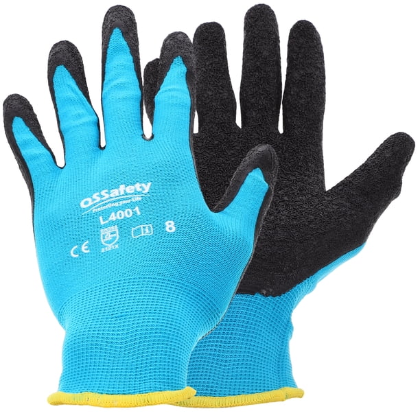 EeaseMX 1 par de guantes impermeables y resistentes a cortes, de seguridad, para jardinería, para cortar, rebanar, tallar madera y suministros de jardinería (talla M)