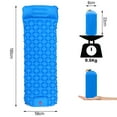 thumbnail image 2 of Mosiee Ultra-Lightweight Inflatable Sleeping Pad With Built-In Pump & Pillow For, 2 of 9