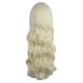 thumbnail image 4 of LinYooLi 28 Pouces/70 cm Perruque Synthétique Cheveux Longs Bouclés (Brun Blond Mélangé), 4 of 4