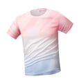 thumbnail image 4 of Yaoyar Men's Cooling Ice Silk Running Shirts Quick Dry Short Sleeve Athletic Gym T-Shirts Gradient Round Neck Tshirt, 4 of 9
