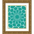thumbnail image 1 of Robinson, Tamara 20x24 Gold Ornate Wood Framed with Double Matting Museum Art Print Titled - Large Flower II, 1 of 4