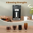 thumbnail image 4 of Gevi 12-Cup Programmable Drip Coffee Maker, Touch Screen Control, Auto Shut-Off, Iced Coffee Function, Anti-Drip System - Perfect for Home & Office, 4 of 12