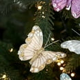 thumbnail image 6 of YIKA Christmas Butterflies Decorations For Tree Wreath DIY Holiday Crafts Glitter Clip Ornaments For Xmas Party Home Wedding Decor A, 6 of 7