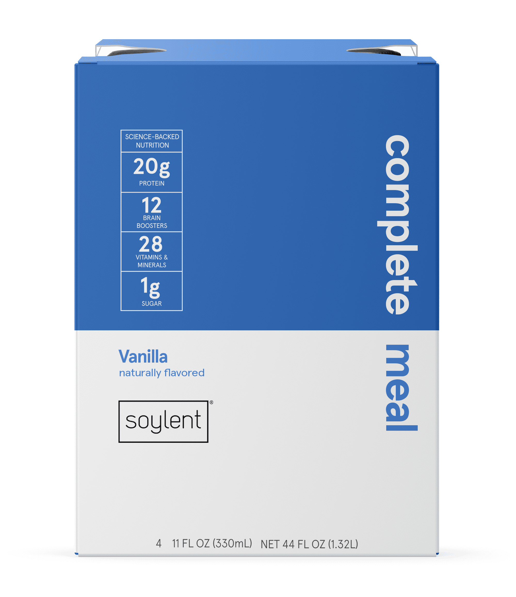 Soylent Vanilla Plant Protein Meal Replacement Shake, 11 fl oz, 4ct