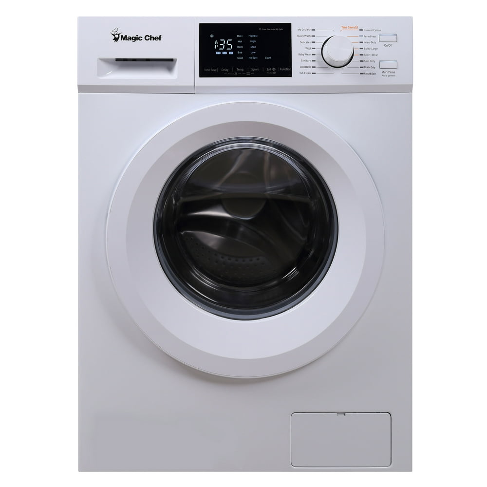 Magic Chef 2.7 cu ft Front Load Washer, White