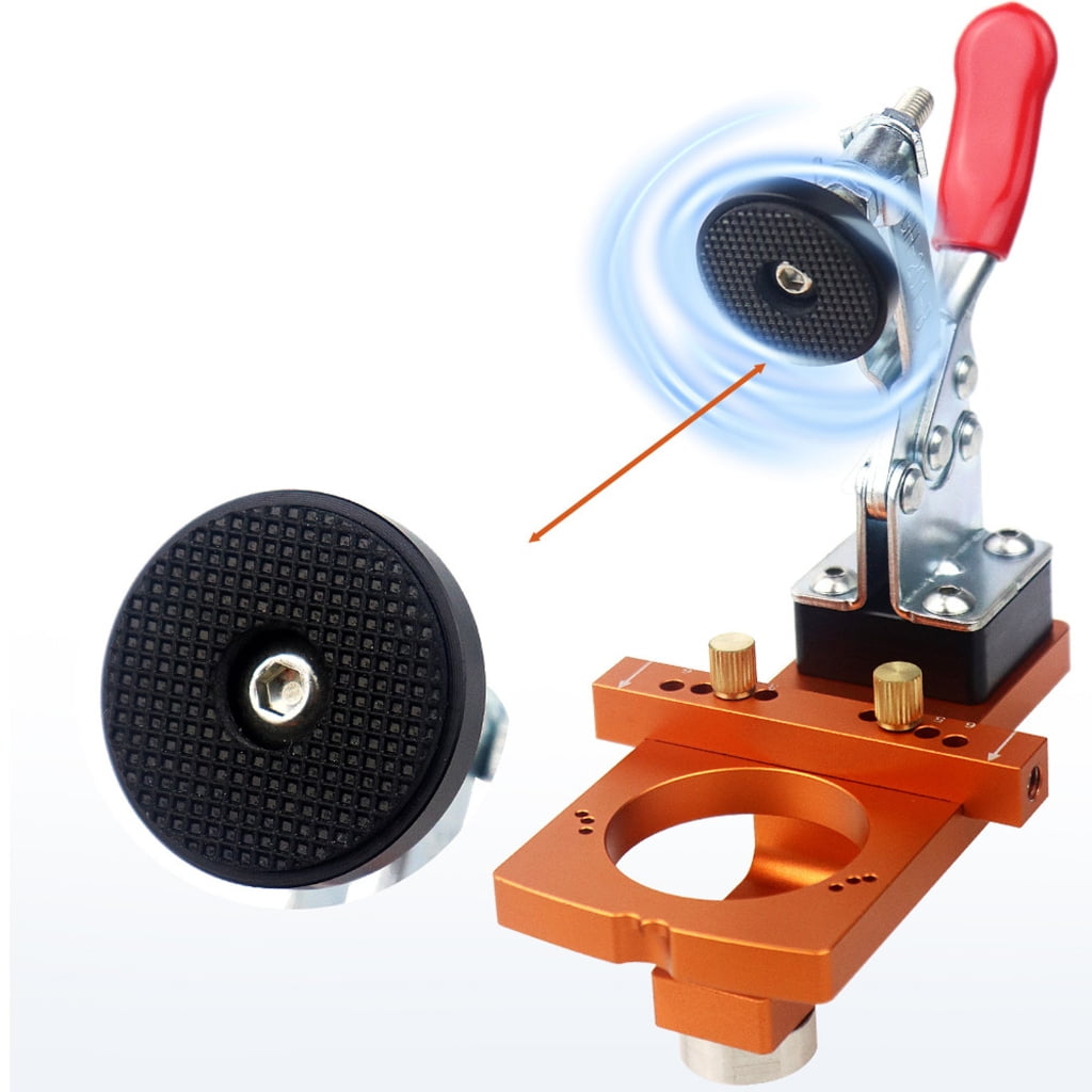 Concealed Hinge Jig with Extra Screw Hole Guide 35mm Hole Drilling Guide Locator for Cabinet Door Mounting Puncher Tool