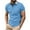 Sky Blue, variant on Mens Shirts Trendy Fashion Lapel Short Sleeve Shirts Casual Summer Workout Athletic Gym Running T Shirts