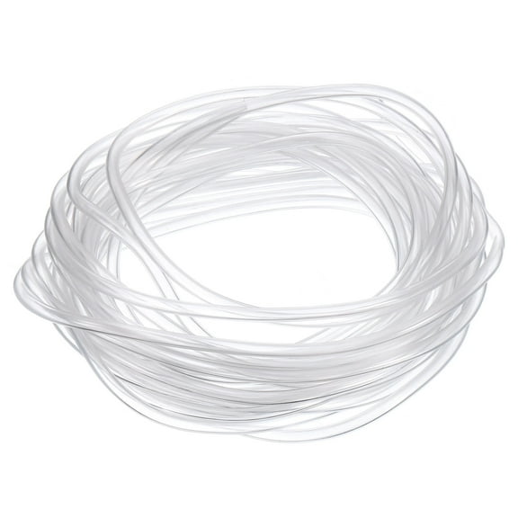 Tubing, 1.7mm ID x 2.7mm OD - 13 Feet Long Clear Vinyl Water Pipe, Lightweight Plastic Flexible