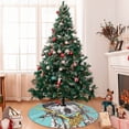 thumbnail image 7 of Pofeuu Husky With Dreamcatcher Print Christmas Tree Skirt, Merry Christmas Skirt Xmas Tree Ornaments for Xmas Holiday Party Decorations-36", 7 of 7