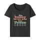 thumbnail image 1 of Camiseta para mujer Camiseta básica Cuello redondo para mujer Camisa simple con cuello redondo para viajar XL, 1 of 7