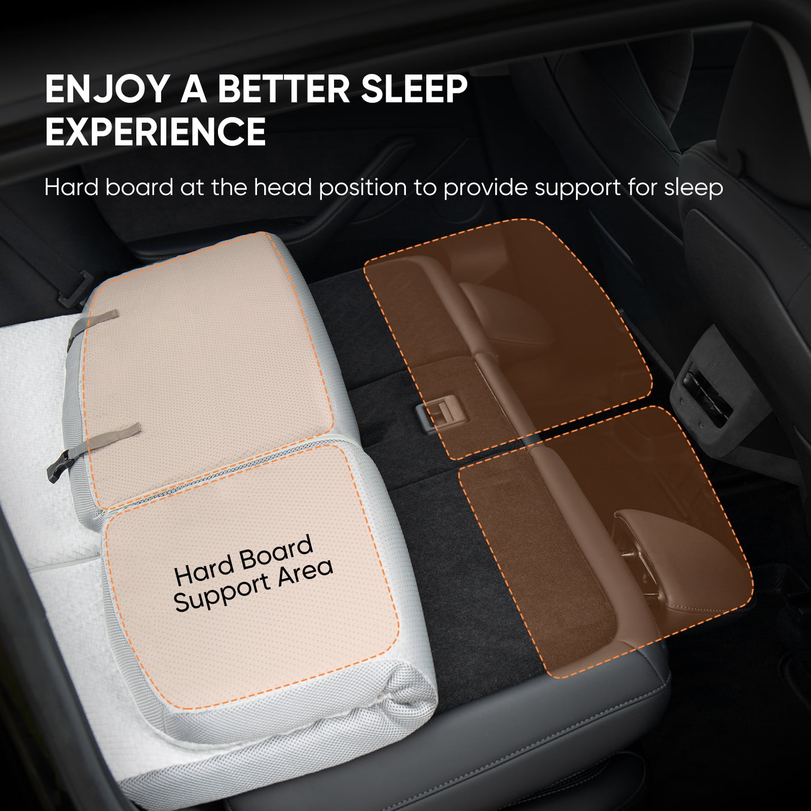 Tesla Model Y Camping Slow-Rebound Memory Foam Sleeping Pad