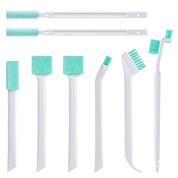 Small Cleaning Brush Tight Spaces,8pcs Crevice Cleaning Brushes Tool for Household Use,Tiny Cleaning Brush Mini Parts Humidifier Toaster