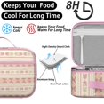 thumbnail image 2 of Tribal Antique Pattern Lunch Bag – Rustic Style Geometric Thermal Bento for Style-Conscious, 2 of 2