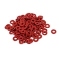 thumbnail image 1 of 100Pcs 3 x 7 x 0.8mm Arandelas Aislantes de Fibra para Placa Base Rojas, 1 of 1