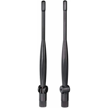 WEIFEI-2.4GHz 5GHz 5.8GHz Dual Band WiFi Antenna 5dBi RP-SMA Antenna (2-Pack) for PC Desktop, WiFi Router, PCIe Network Card, USB Adapter, Wireless Range Extender, IP Camera