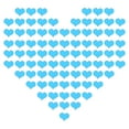thumbnail image 1 of 100 Pcs Autocollants Muraux en Acrylique pour Miroir, 1 of 8