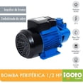 thumbnail image 2 of Bomba Periferica Igoto QB60 1/2HP Bobina Cobre Alcance 35Mts, 2 of 5