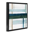 thumbnail image 3 of Stupell Industries Rustic Lodge Woven Green Hue Pattern Black Floating Frame Canvas Art, 18 x 18, by Grace Popp, 3 of 8
