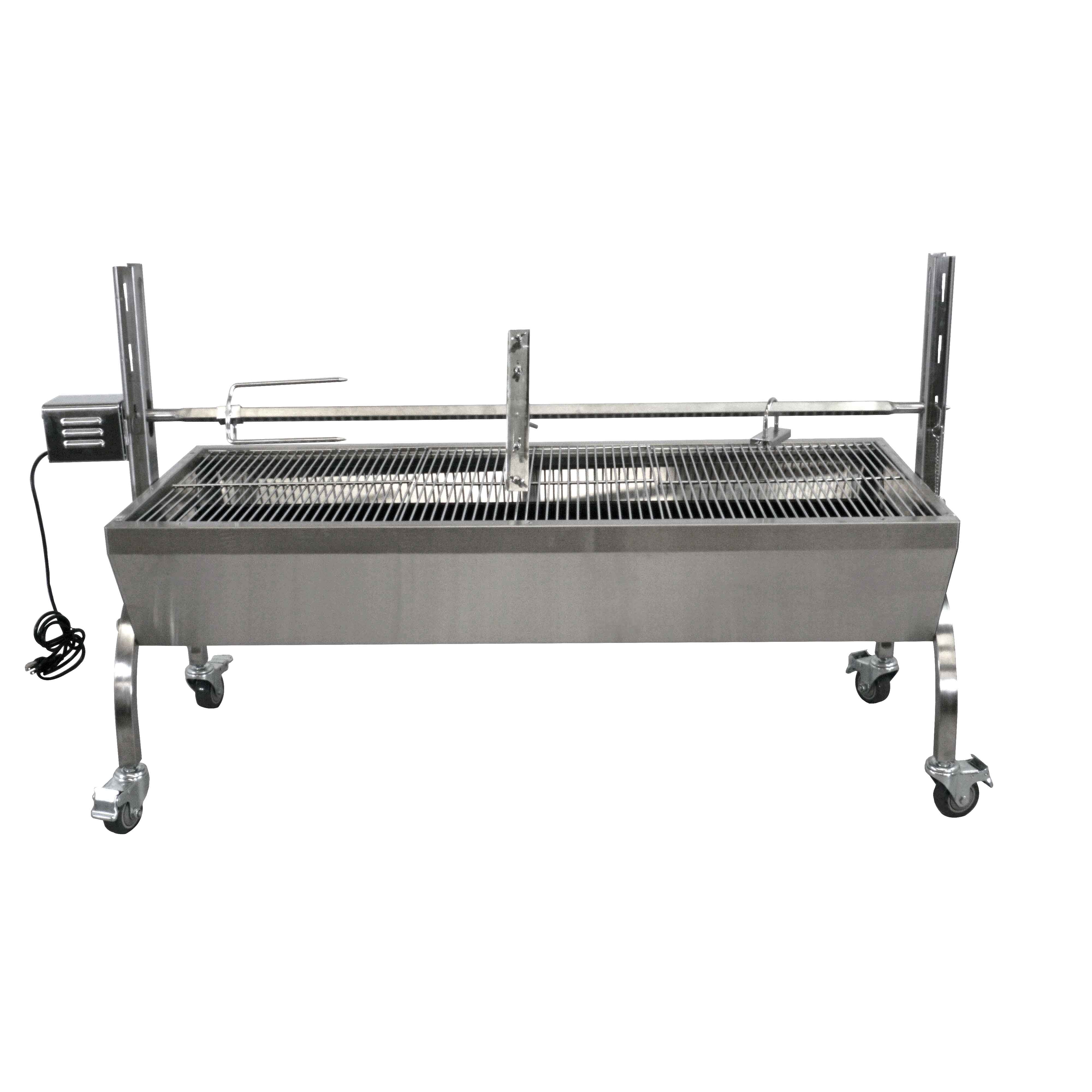 Titan Great Outdoors Rotisserie Grill 13W Stainless Steel 3 Tier