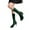 1Dark Green237, variant on XAOFW Women's Stockings Carnival Sparkly Solid Color Mid Calf Stockings Club Party Soft Breathable Stocking
