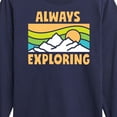 thumbnail image 3 of Instant Message - Always Exploring - Toddler & Youth Long Sleeve Graphic T-Shirt, 3 of 6
