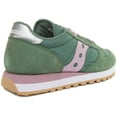 thumbnail image 3 of Saucony Jazz Original Women's Lace Up Suede Nylon Sneakers In Green Size 6, 3 of 6