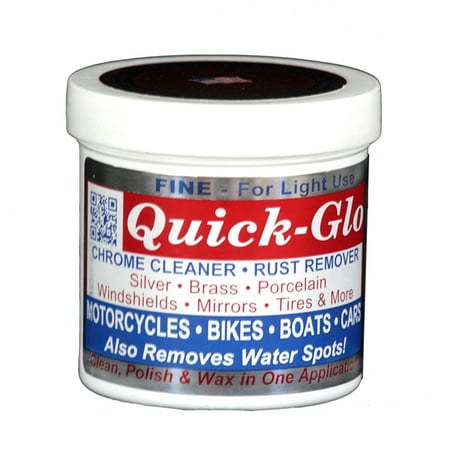 Quickway Brands Cleaner Chrome Quick Glo 8Oz Fine