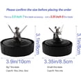 thumbnail image 2 of 1-pack Extractor Blade Assembly 7 Fins Ninja Blender Blade Ninja Blender Replacement Parts Compatible with Ninja Blenders Auto iQ BL480 BL482 BL642 BL682 NN102, 2 of 7