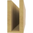 thumbnail image 4 of Ekena Millwork 4"W x 8"H x 28"L Garner Woodgrain TimberThane Rafter Tail, Primed Tan, 4 of 6
