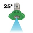 thumbnail image 3 of 20 Pack Erie Tools Pressure Washer 1/4" Quick Connect 25 Degree 6.0 Nozzles, 3 of 4