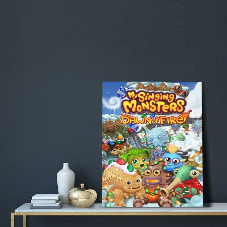 My Singing Monsters Wall Art Canvas Painting Artwork Picutures