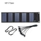 thumbnail image 2 of Cable USB 10 en 1 para cargar en cualquier lugar Cargador solar plegable resistente al agua de 12 W, 2 of 5