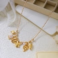 thumbnail image 4 of NICKSUN Dopamine Contrast Color Braided Rope Necklace, Gradient Glazed Fish Starfish Seashell Multi-Charm Choker, Bohemian Beach Vacation Statement Neck Jewelry, 4 of 6