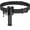 Black, variant on Wading Belt with Rod Holder, Adjustable Wader Waist Belt for Fly, Surf Casting & Spinning Poles, Durable Tackle Accessory, Black